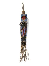 Blackfeet Beaded Knife Case, with Knife