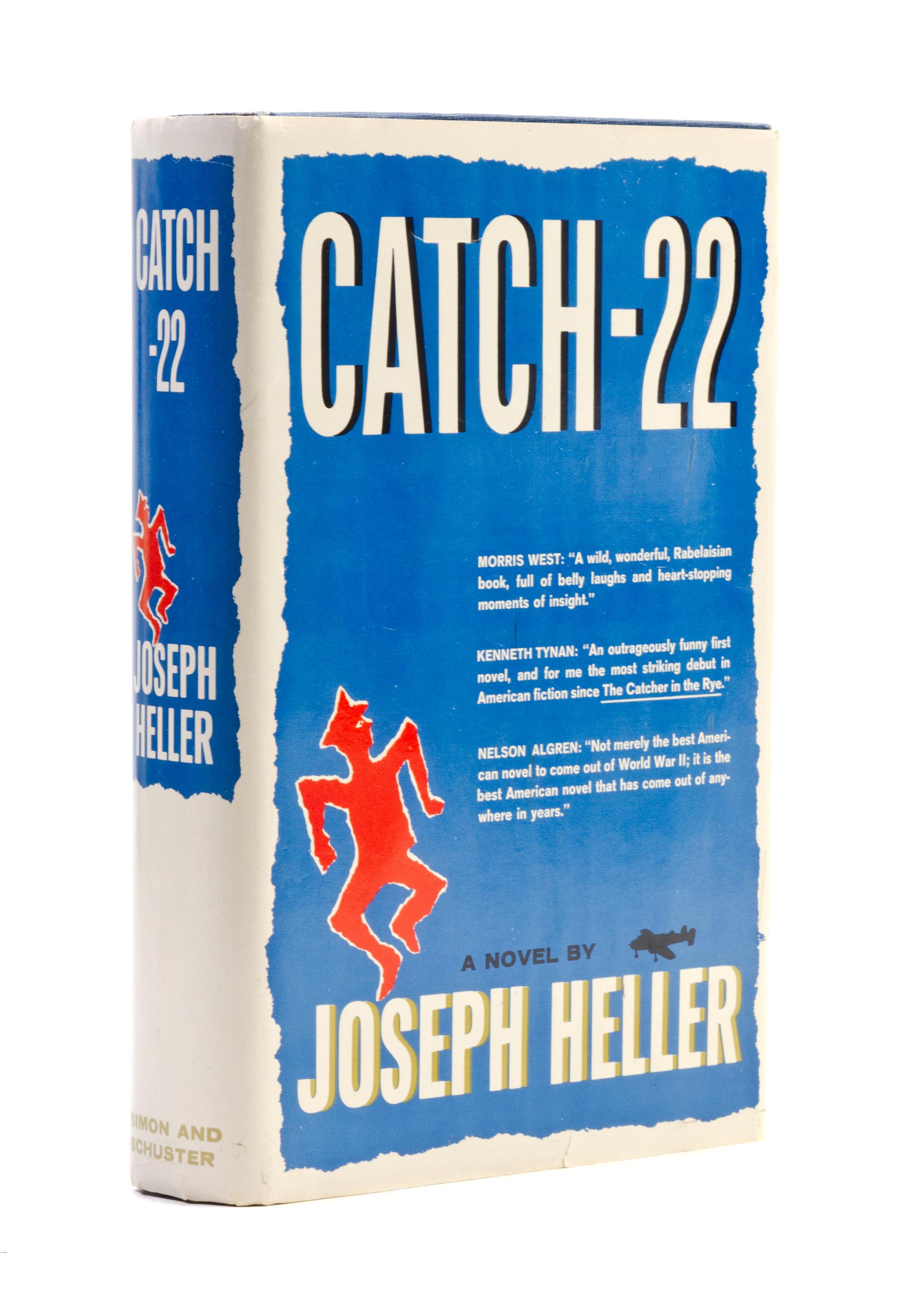 HELLER, JOSEPH. Catch-22. New York, 1961. Book Club edition, signed by Joseph Heller, dust jacket.