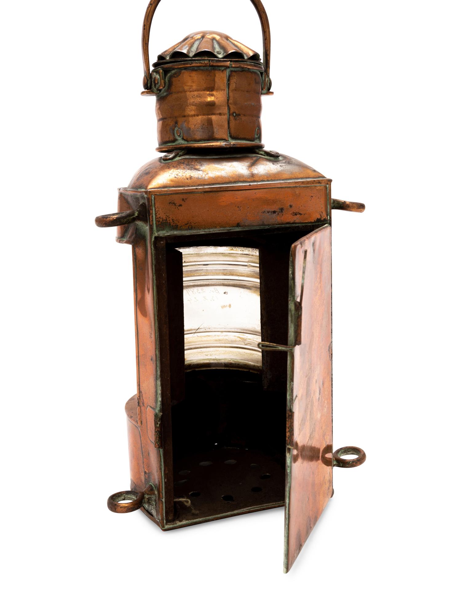 Two French Railroad Lanterns