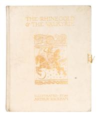 RACKHAM, Arthur (1867-1939), illustrator. -- WAGNER, Richard (1813-1883). [The Ring of the Niblung]. The Rhinegold & the Valkyrie. -- Siegfried & the Twilight of the Gods . London & New York: William Heinemann and Doubleday Page & Co., 1910, 1911.