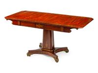 A Regency Brass-Inlaid Mahogany Sofa Table