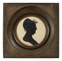 Five Silhouette Portraits of American Subjects