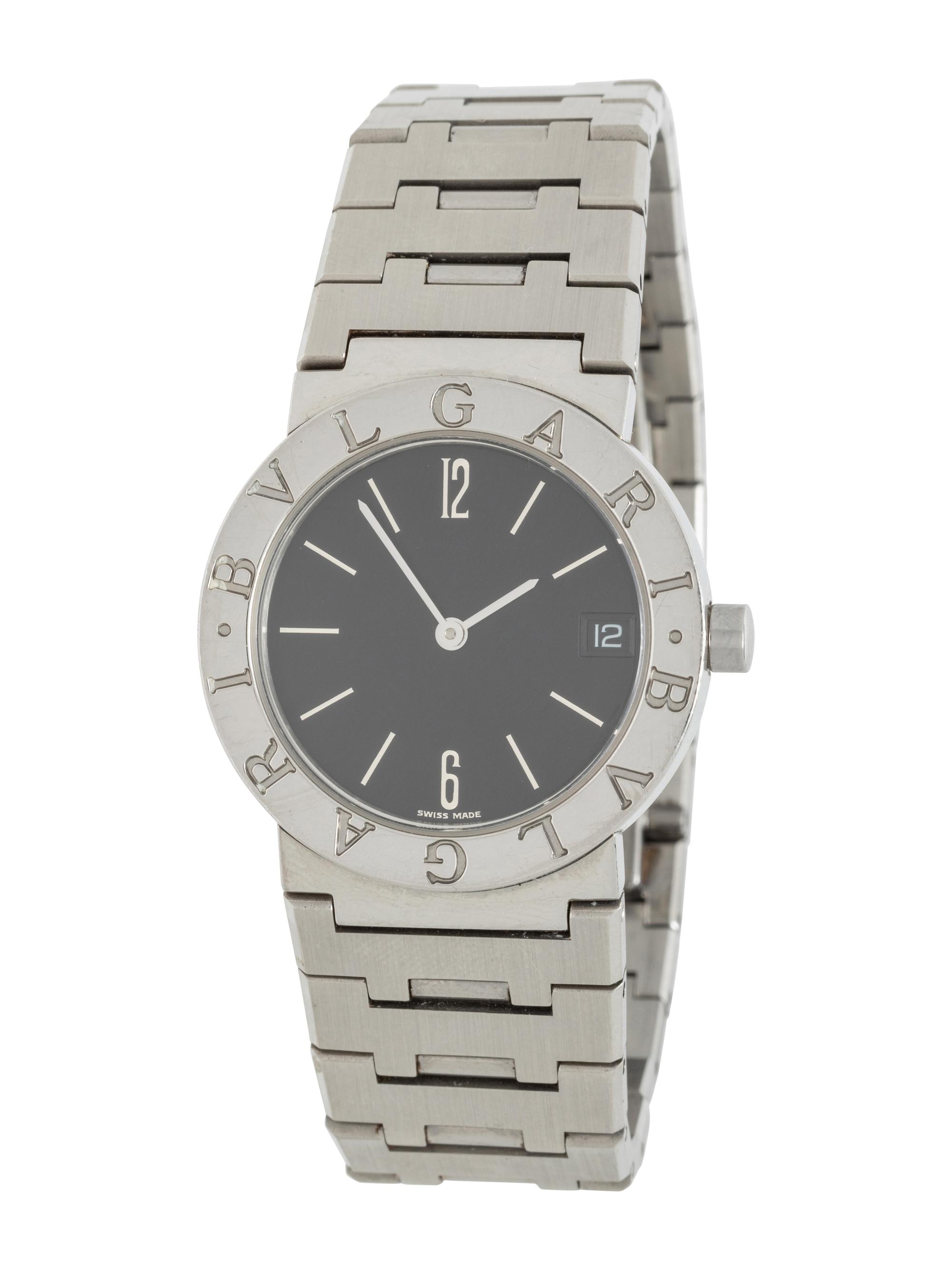 BULGARI, STAINLESS STEEL 'DIAGONO' WATCH