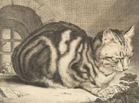 Cornelis Visscher, (Dutch, 1629-1658), The Large Cat, c. 1657