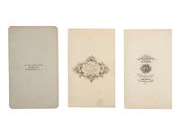 [CHASE, Salmon P. (1808-1873)]. 3 CDVs of Lincoln's treas. sec. and 6th Supreme Court Chief Justice.