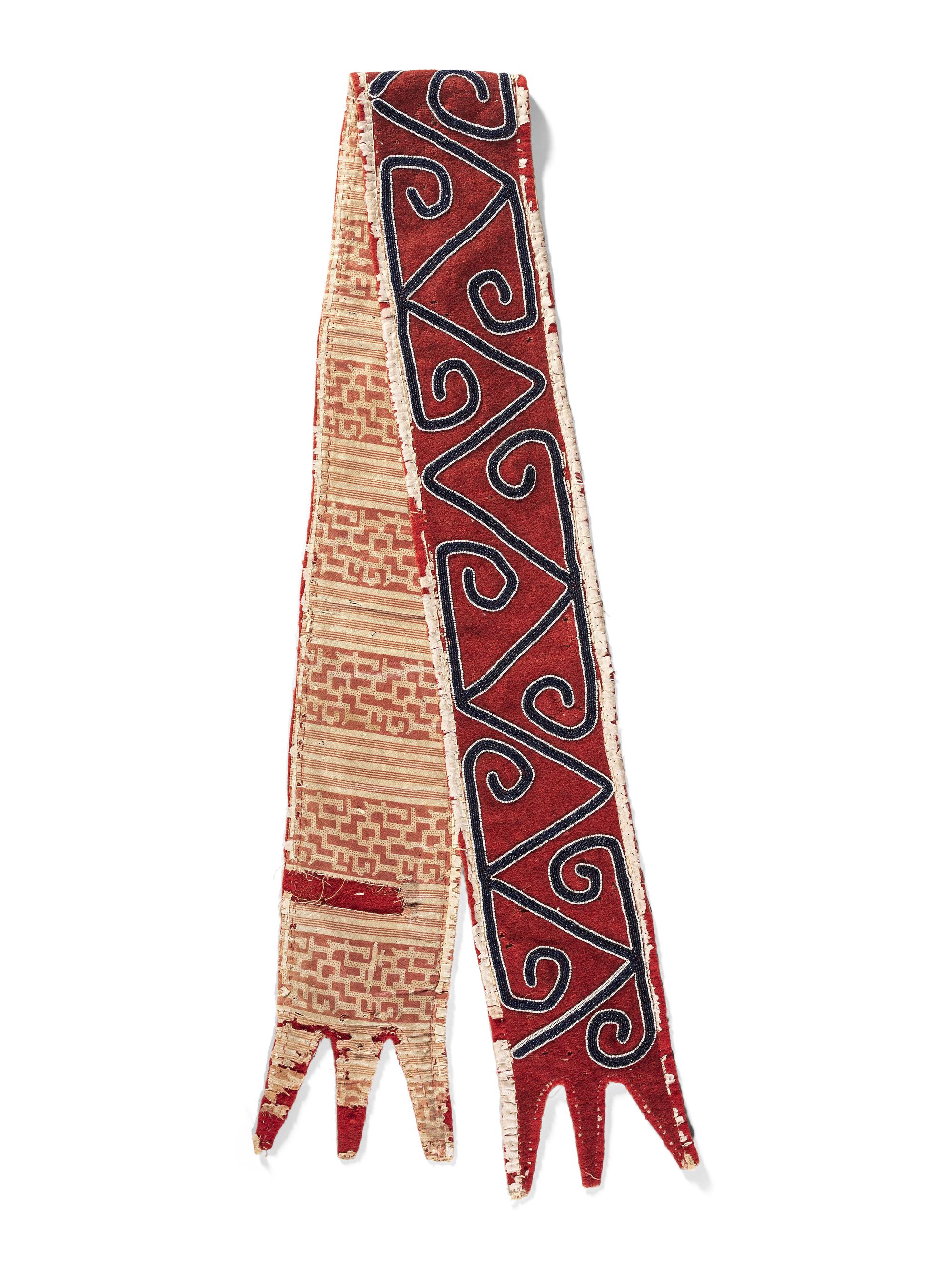 Creek Beaded Wool Bandolier Strap