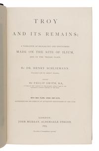 [Travel & Exploration]. Schliemann, Heinrich (1822-1890). A group of 5 first editions, comprising:
