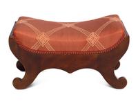 An Austrian Mahogany Foot Stool