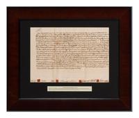 [NEW YORK]. Colonial-era manuscript indentures for property near Wall Street, 1694-1743.