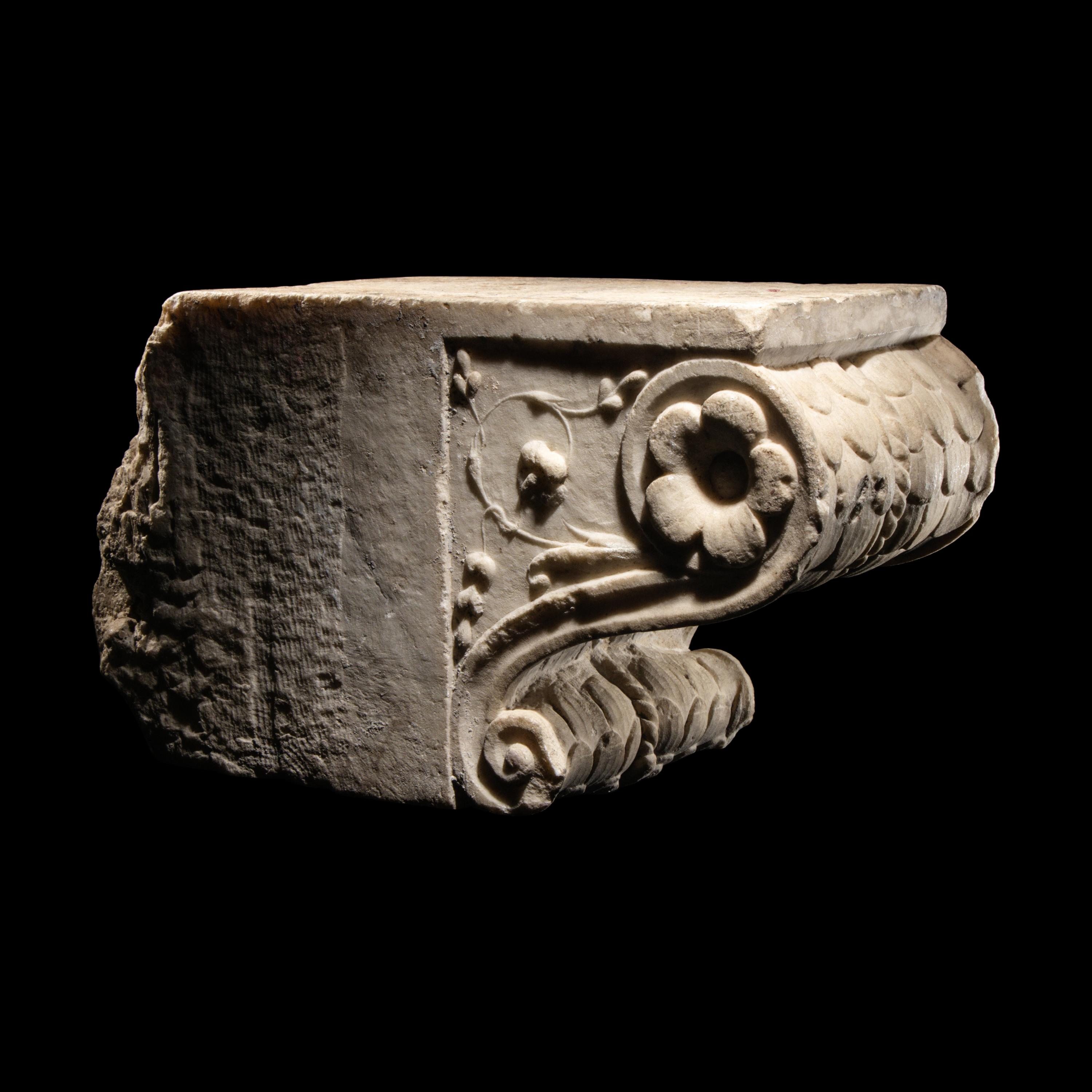 A Roman Marble Modillion