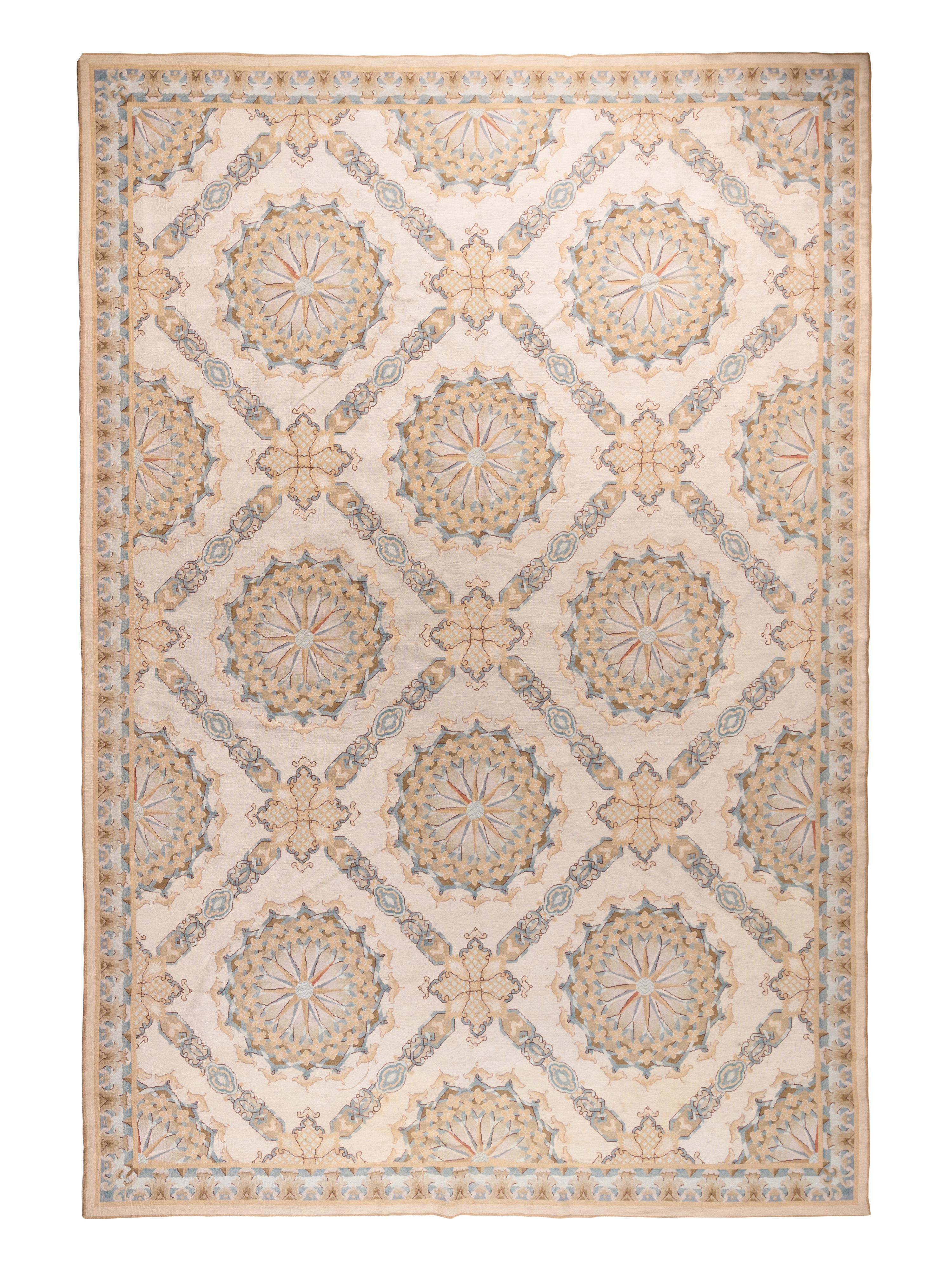An Aubusson Style Needlepoint Rug