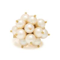 Collection of Cultured Pearl and Yellow Gold Jewelry
