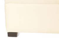 A Contemporary Embossed Leather Ottoman