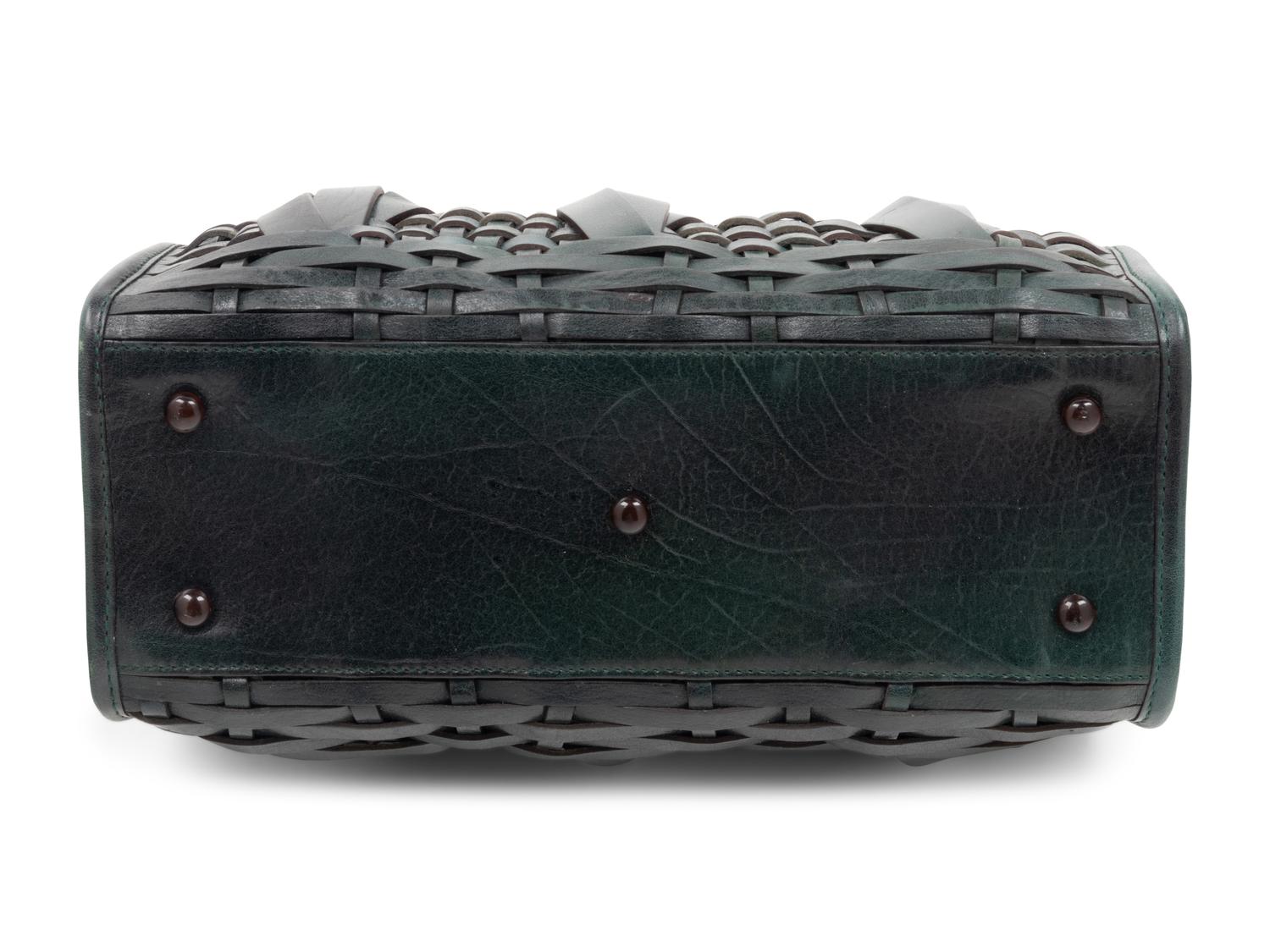 Christian Dior Limited Edition Woven Leather Samourai Bag, 2007