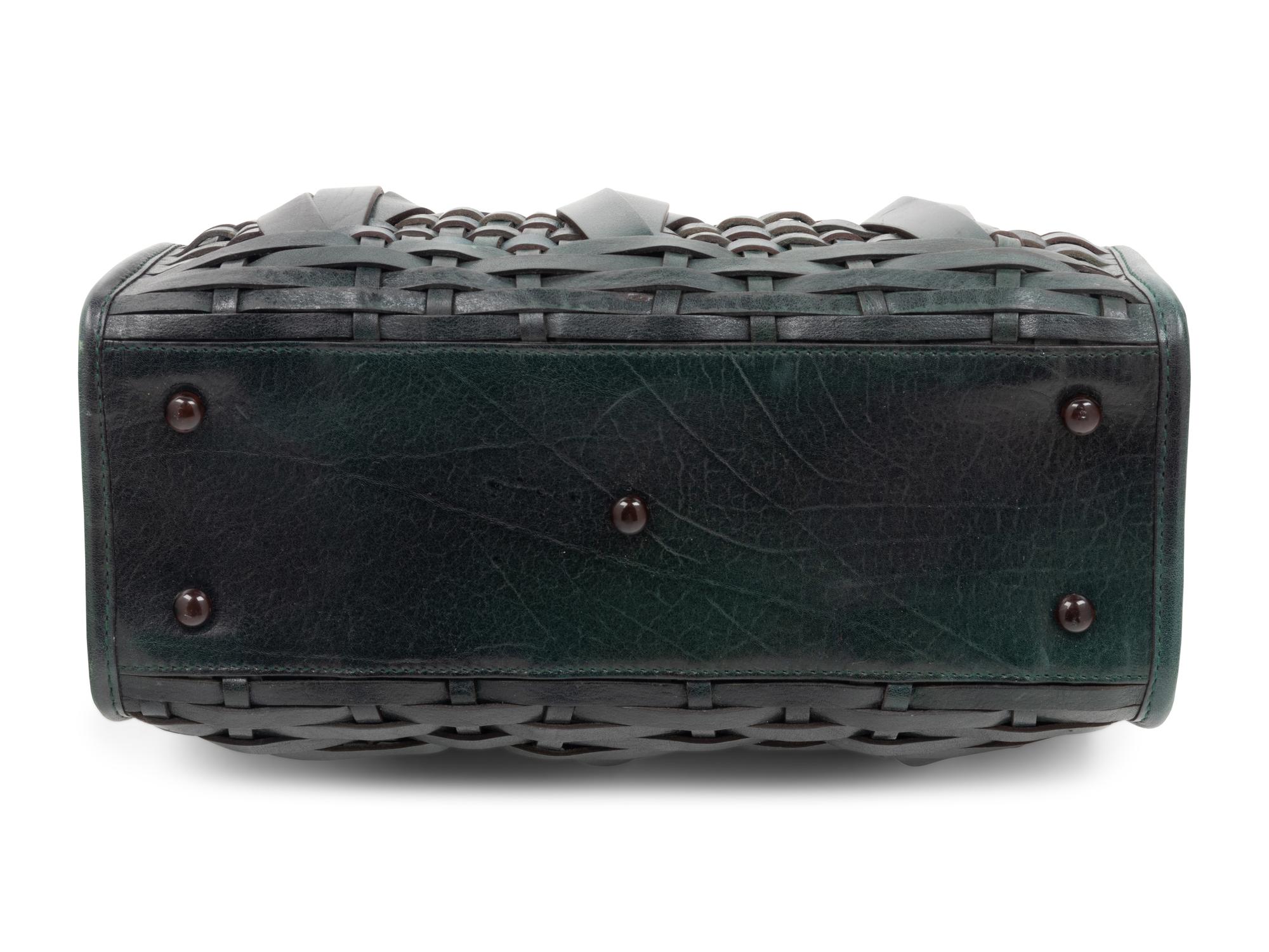 Christian Dior Limited Edition Woven Leather Samourai Bag, 2007