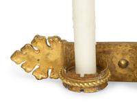A Pair of Gilt Bronze Sconces — 19TH CENTURY