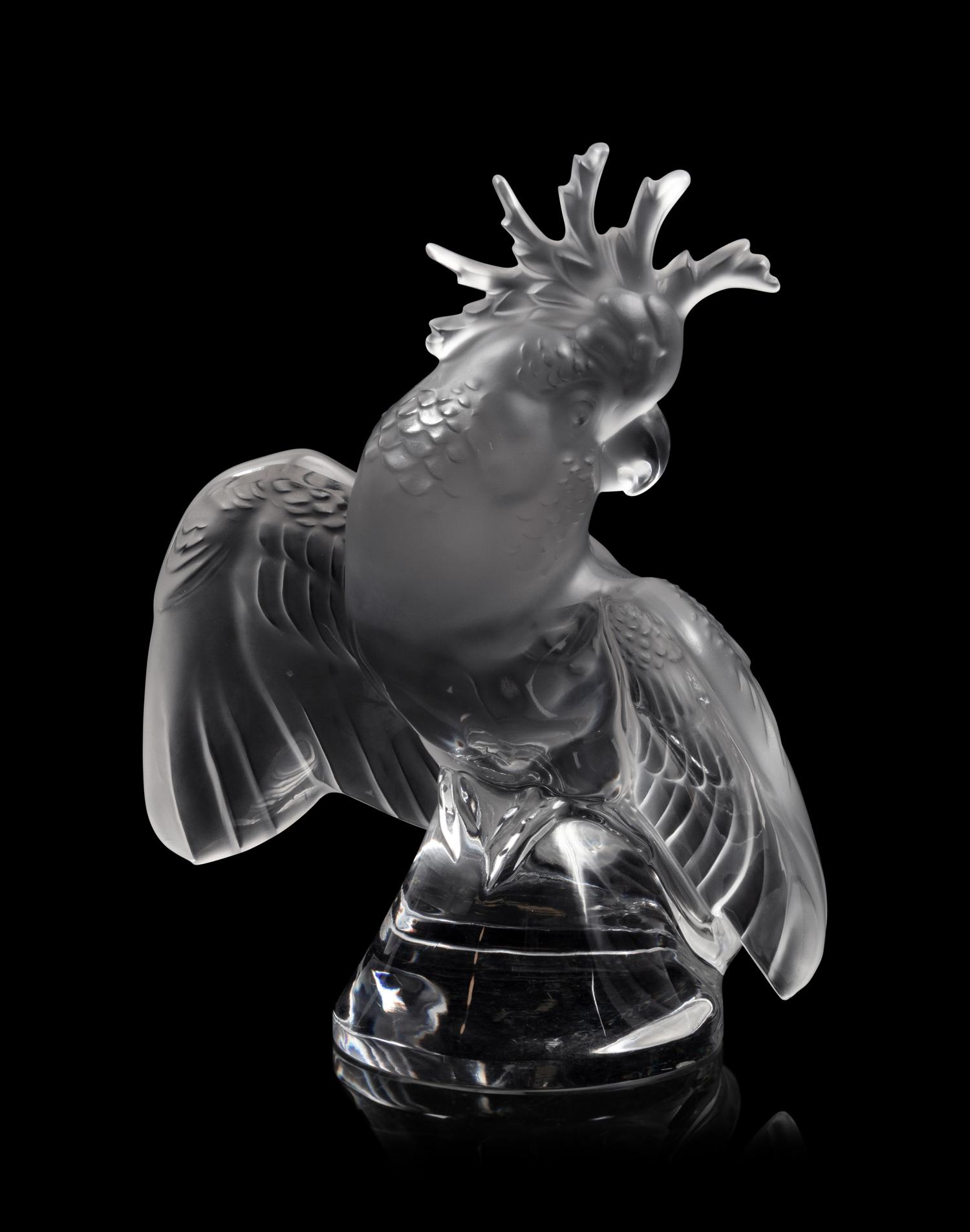 A Lalique Cacatoès Sculpture