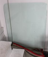 A Glass Table Top. Length 40 x width 23 1/2 inches.