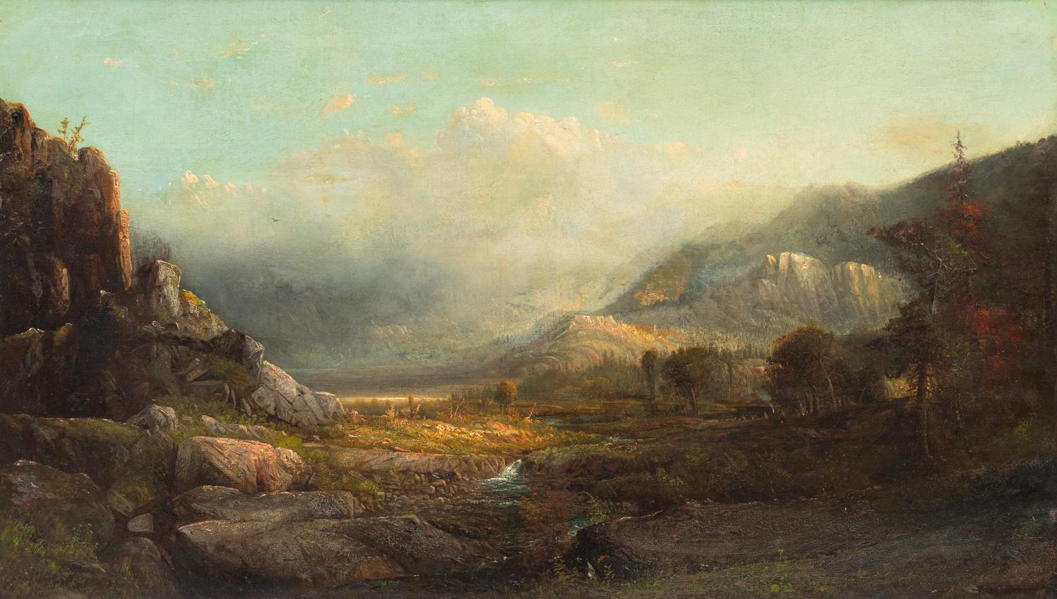 Colorado Valley with Indian Teepees