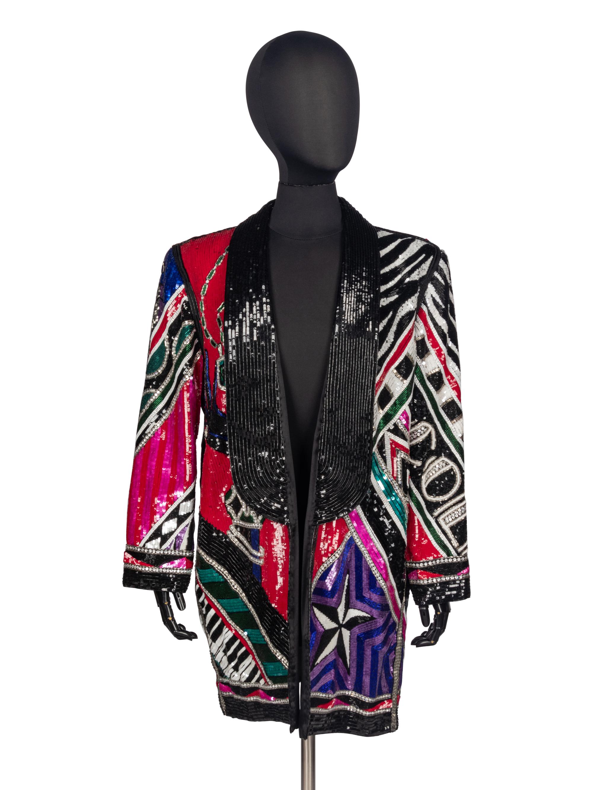 Bob Mackie 'Cole Porter' Beaded Jacket, 1991