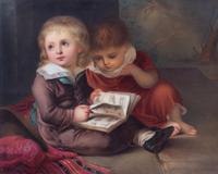 A Royal Vienna Painted Porcelain Plaque Porcelain 11 1/4 x 14 1/2 inches. — 19TH CENTURY
