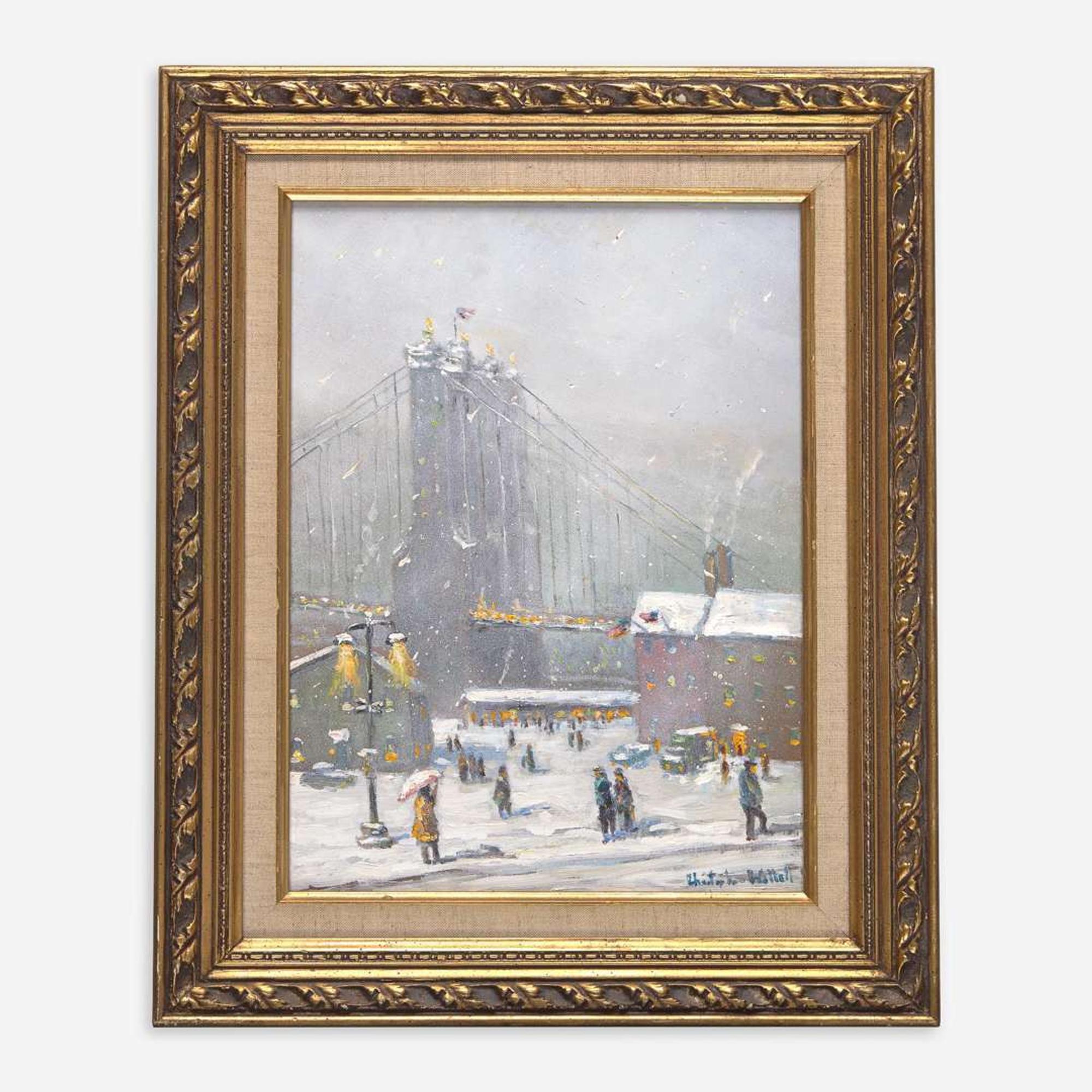 Christopher Willett (American, born 1959) View to Brooklyn Bridge