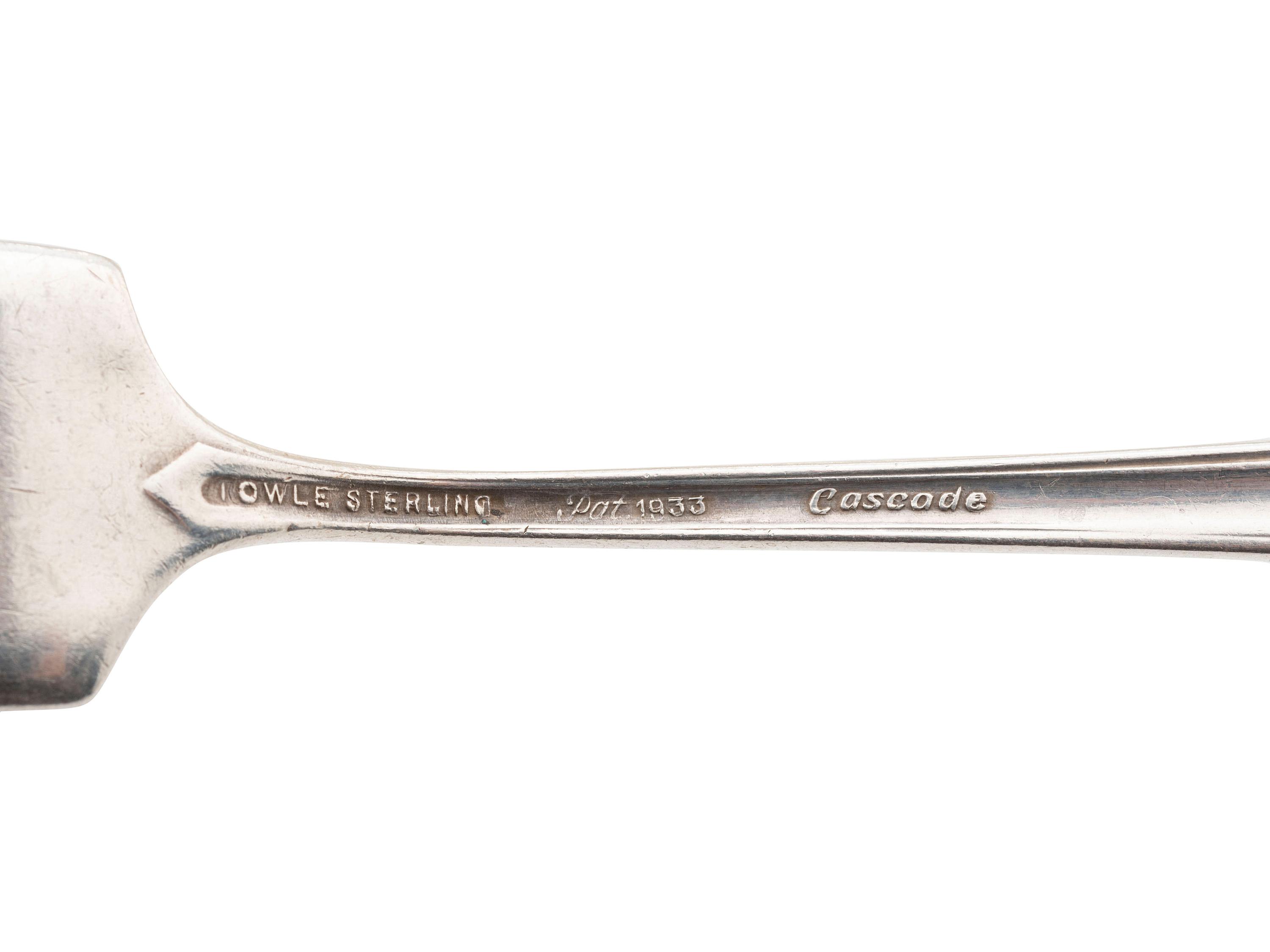A Collection of American Silver Flatware and Serving Articles