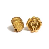 TIFFANY & CO., YELLOW GOLD EARRINGS