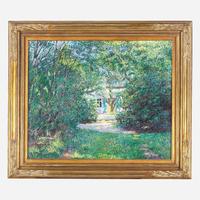Wilson Henry Irvine (American, 1869–1936) Cottage Nestled in the Woods