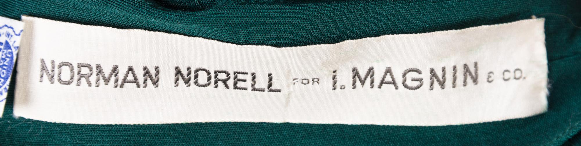 A Norman Norell Green Mermaid Dress,