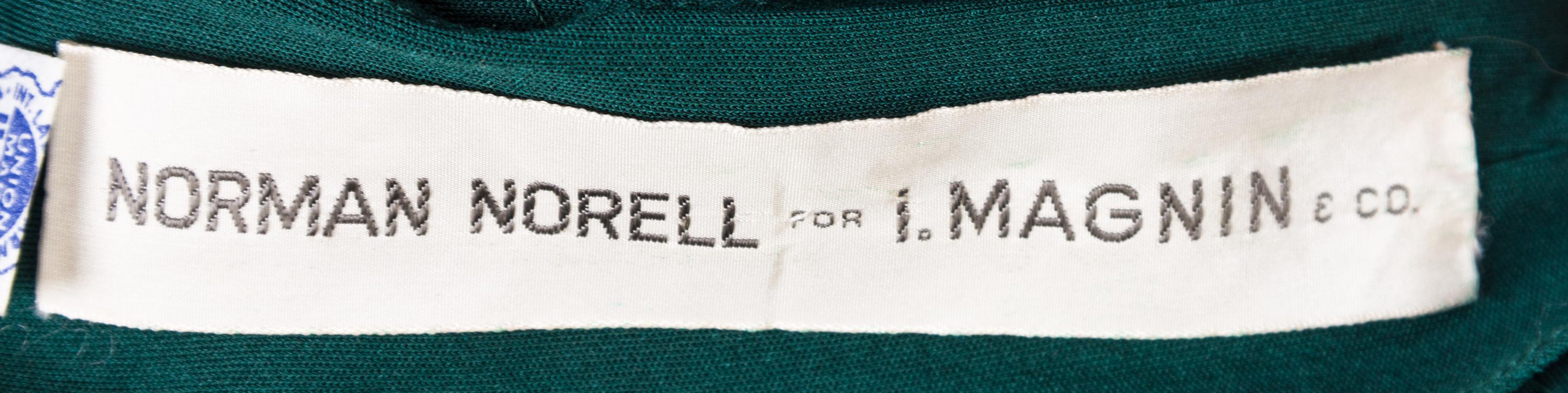 A Norman Norell Green Mermaid Dress,