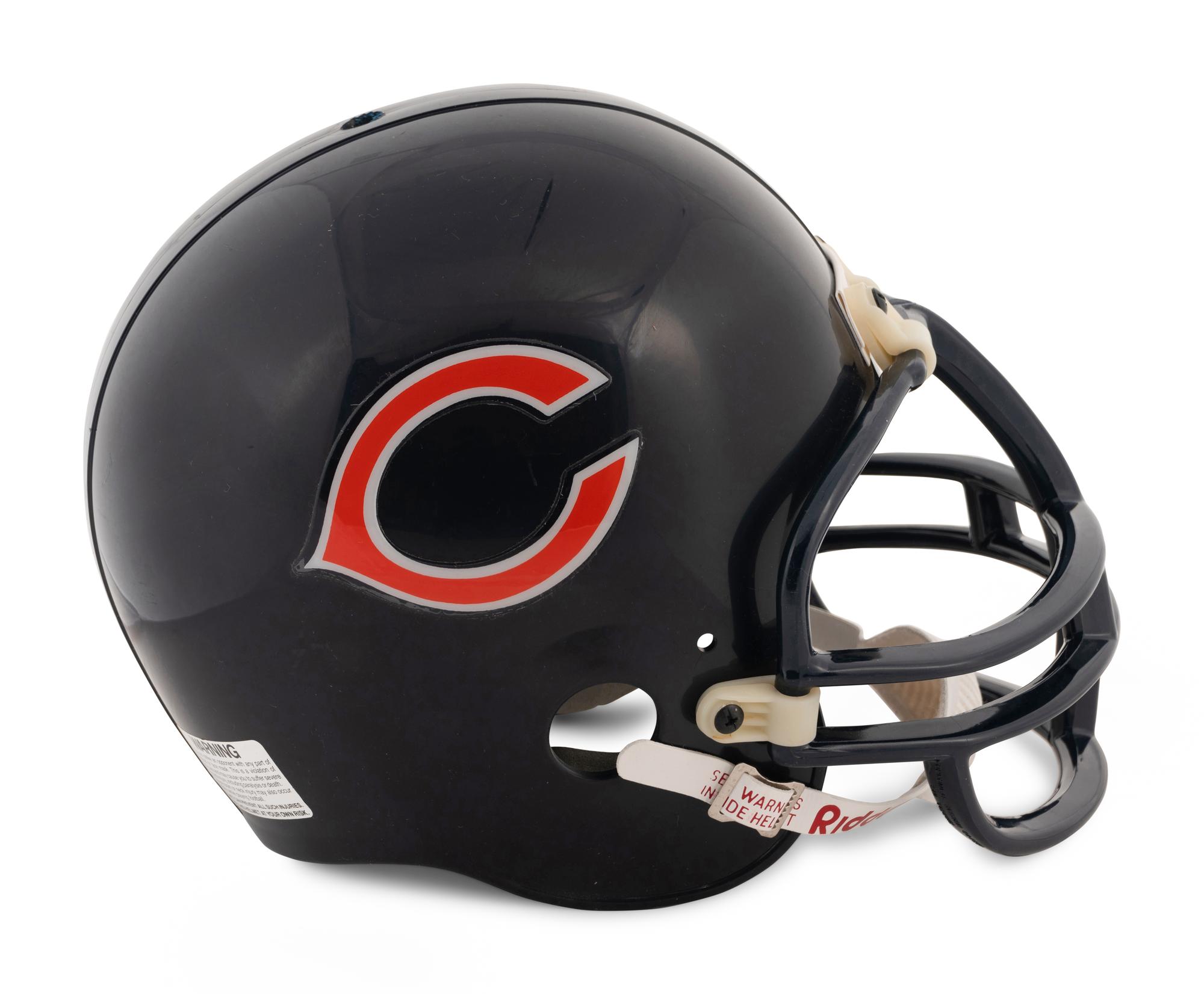 A Walter Payton Signed Autograph Chicago Bears Football Full Size Helmet (PSA Authentic),