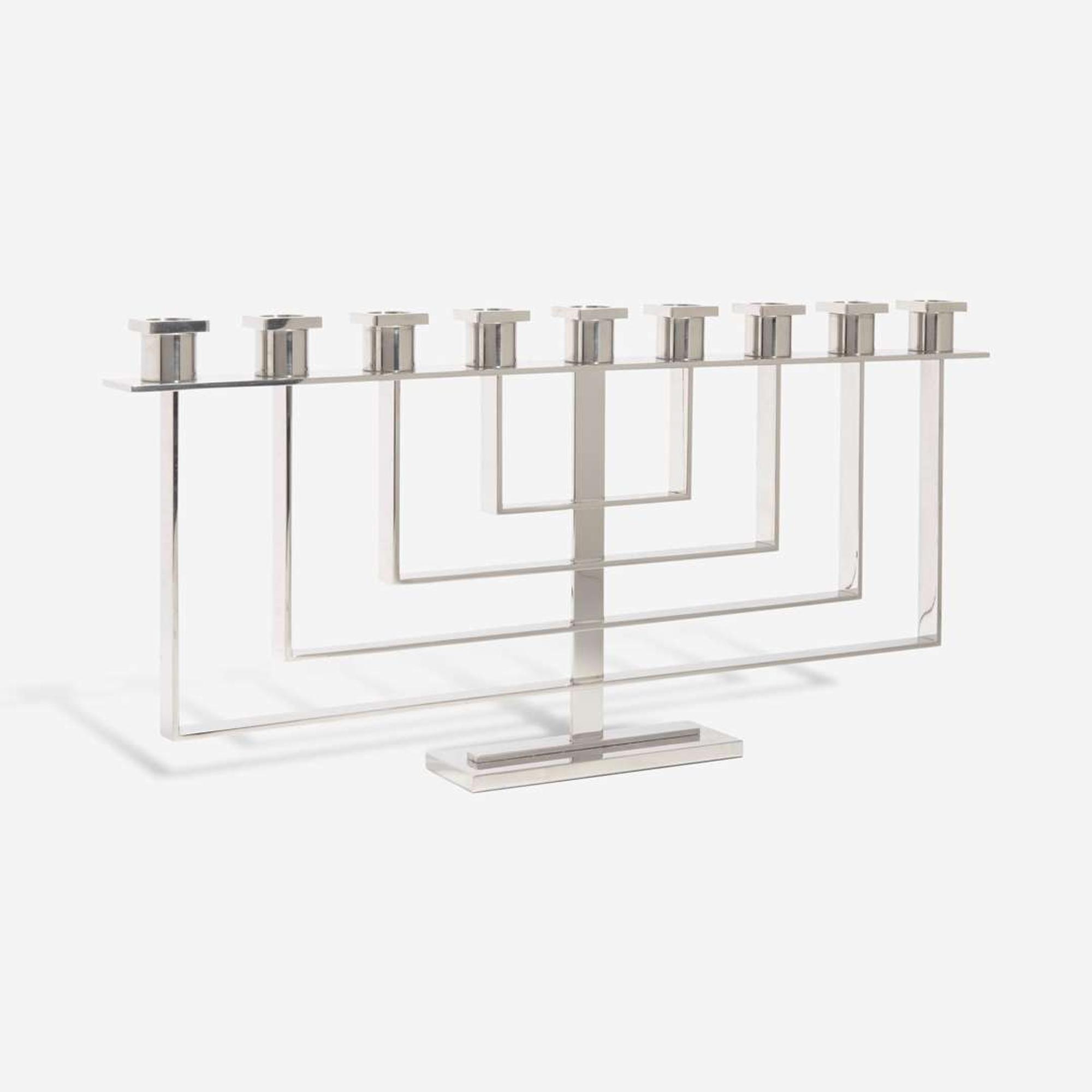 Illi Kagan (Belarusian-American, 1886-1977) and Vladimir Kagan (American, 1927-2016) Nine-Light Candelabra, Kagan, New York Collection, USA, designed circa 1949, the present lot circa 2000