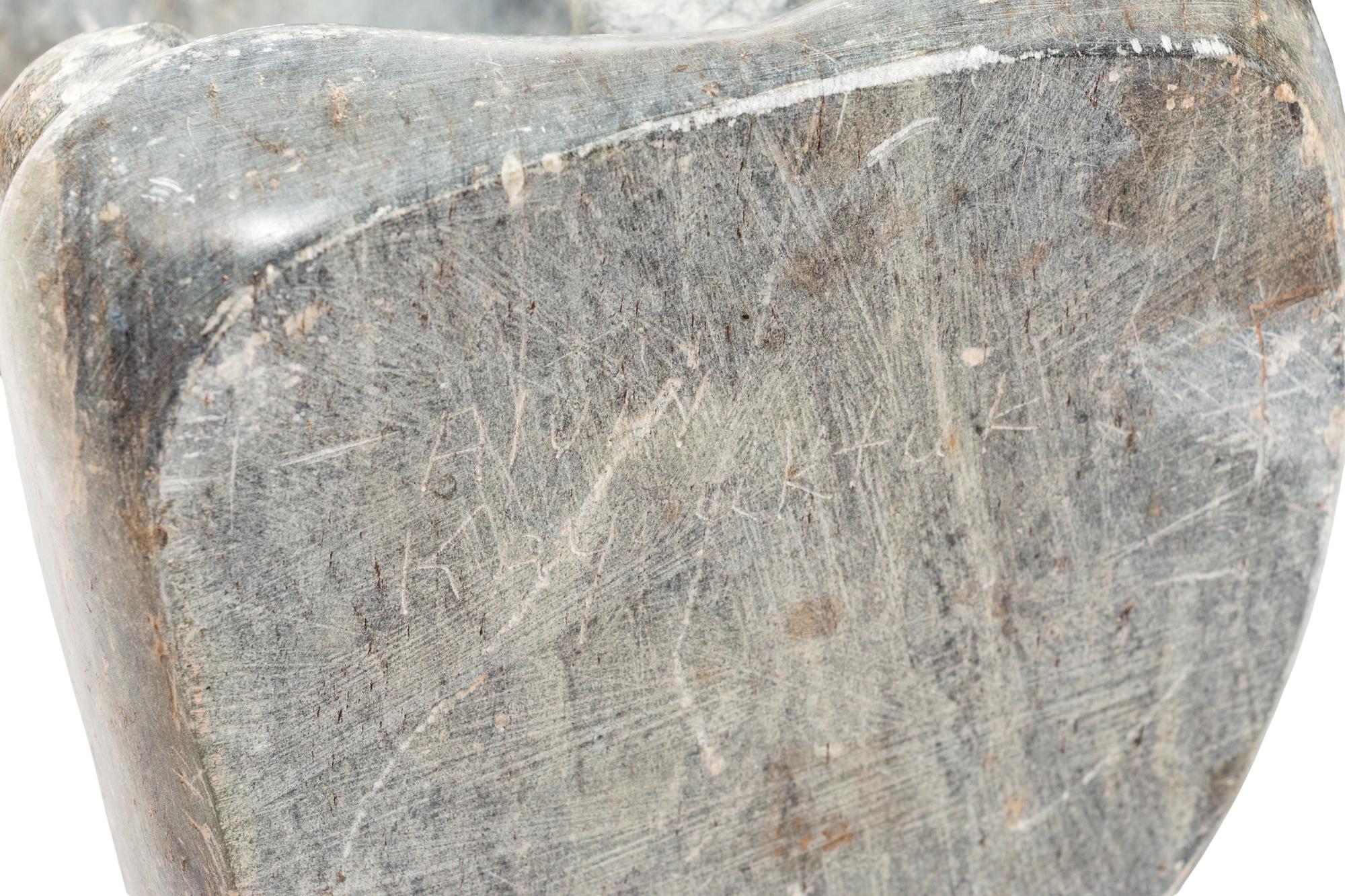 A Group of Inuit Soapstone Carvings