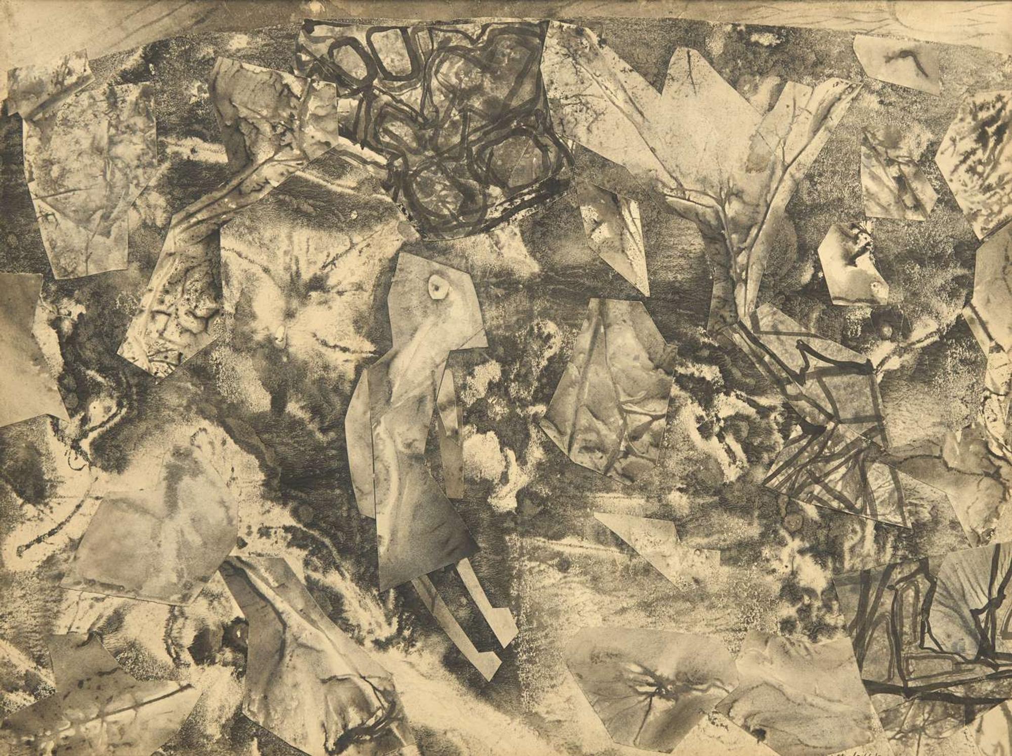 Jean Dubuffet (French 1901-1985) - Site et Menace