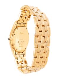 CARTIER, 18K YELLOW GOLD 'COUGAR' WRISTWATCH