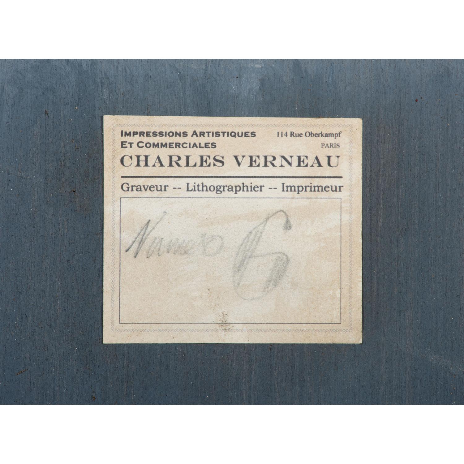 A Champagne Lanson and le Homard Painted Advertising Panel