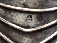 Large Navajo Sterling Silver and Turquoise Cluster Cuff Bracelet