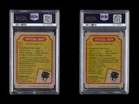 A Group of Two 1980 Topps Star Wars The Empire Strikes Back Boba Fett Rookie Cards (PSA 9 MINT)