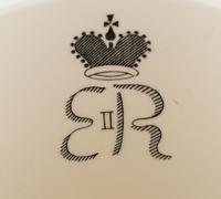 Two Eric Ravilious for Wedgwood Commemorative Mugs, George VI and Elizabeth II