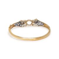 SAPPHIRE AND DIAMOND PANTHER BRACELET