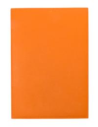 An Hermes Orange Leather Folio, 9" x 12.5" x .25".