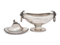 An American Silver Covered Tureen