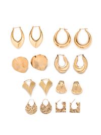 COLLECTION OF YELLOW GOLD EARRINGS