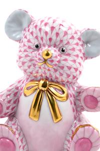 A Herend Porcelain Teddy Bear