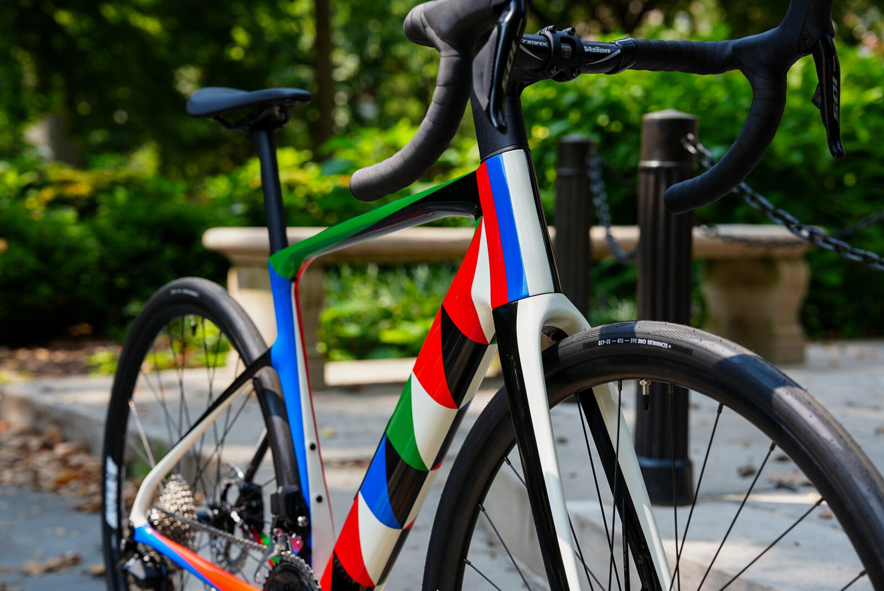 Odili Donald Odita (Nigerian-American, b. 1966) — Cannondale Synapse Carbon 4
