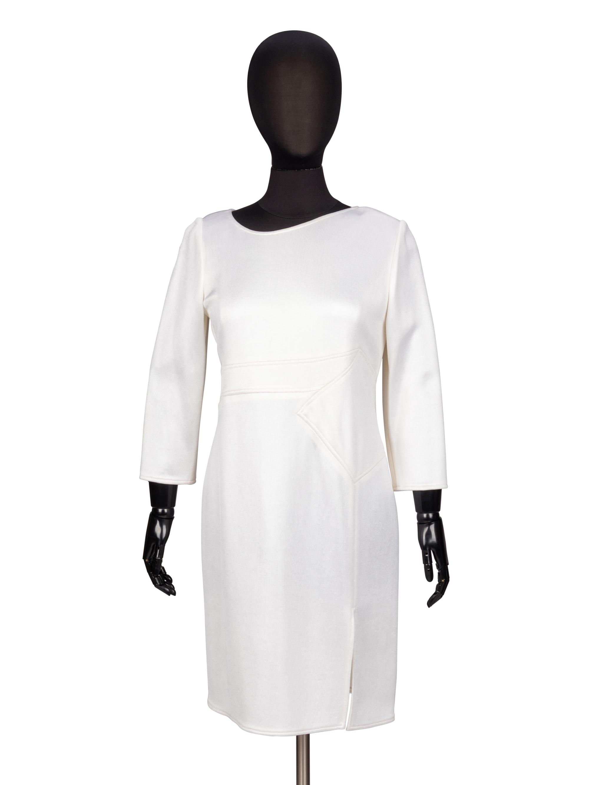 Ralph Rucci, Long Sleeve Knit Dress