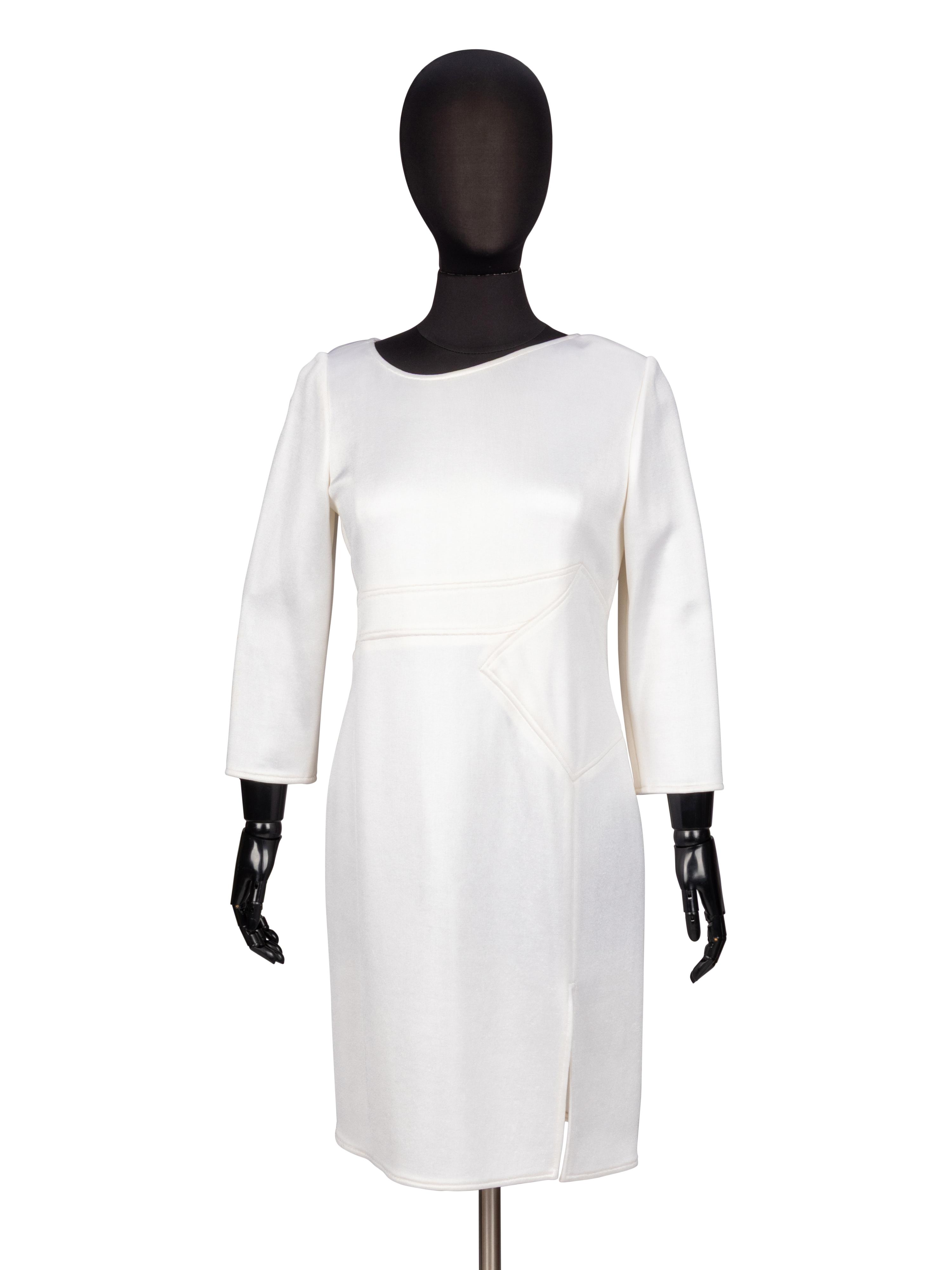 Ralph Rucci, Long Sleeve Knit Dress