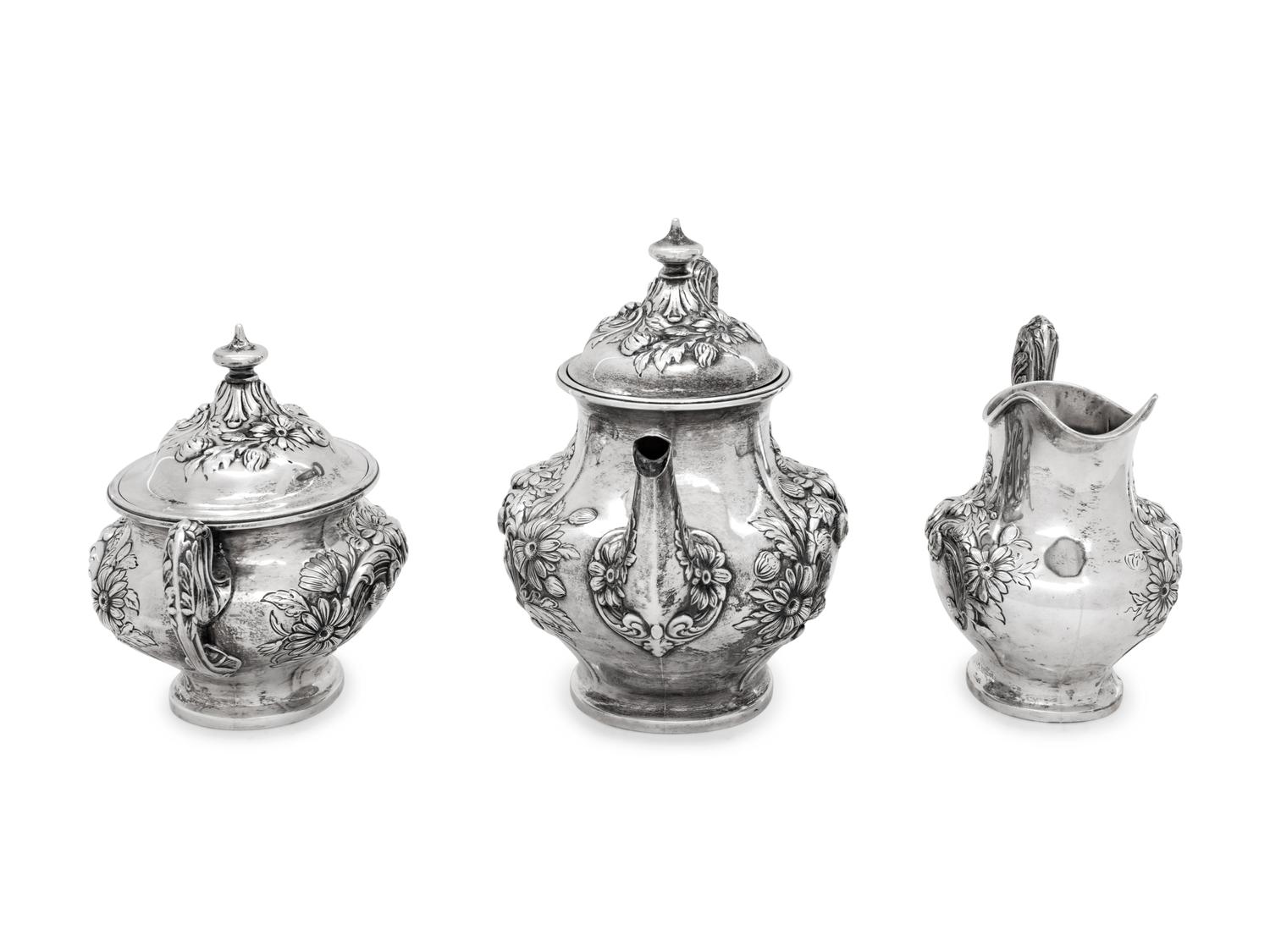 An American Silver Tea Service