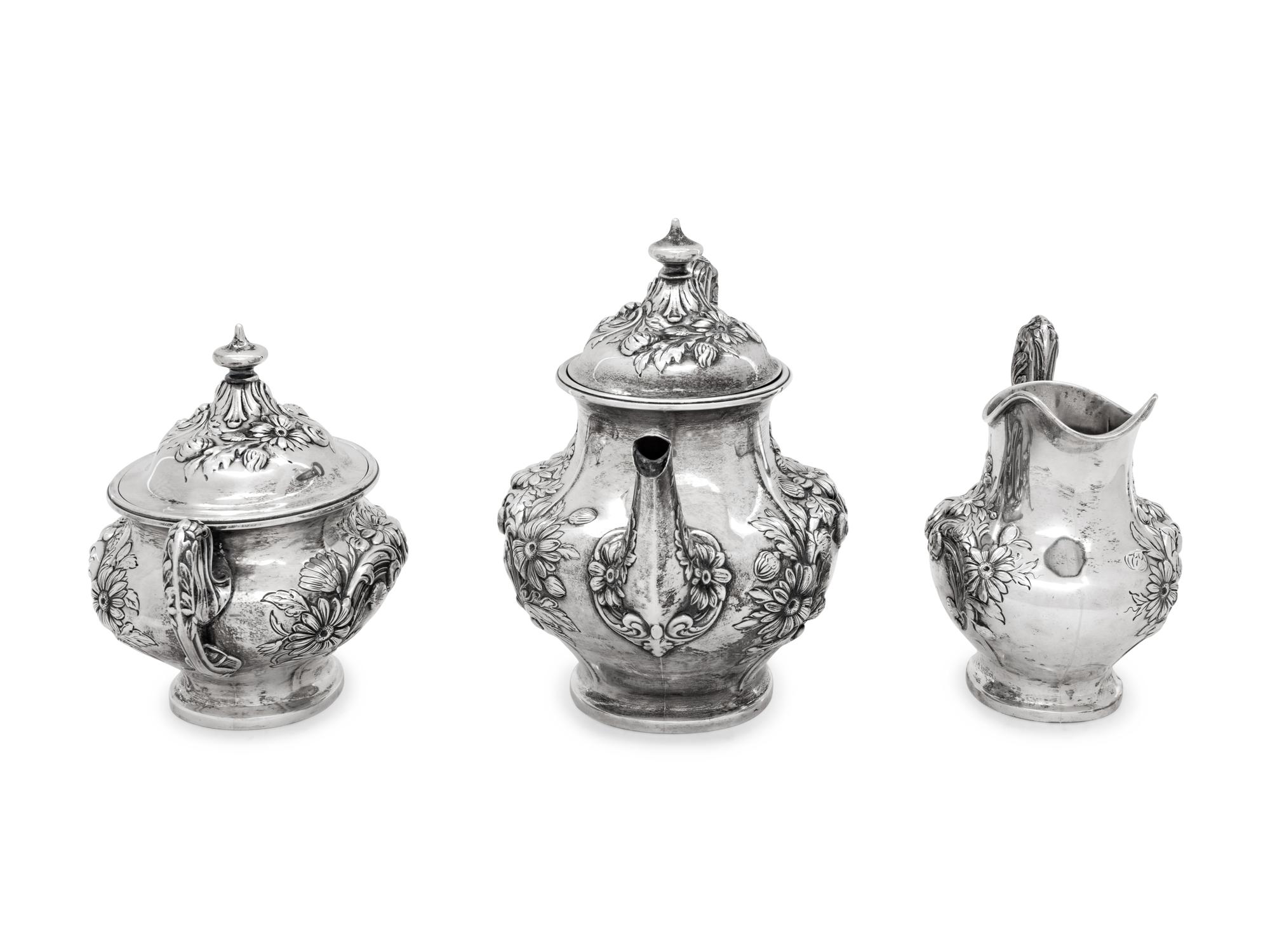 An American Silver Tea Service